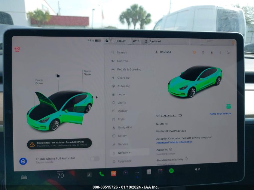 2023 TESLA MODEL 3 REAR-WHEEL DRIVE - 5YJ3E1EA7PF431338