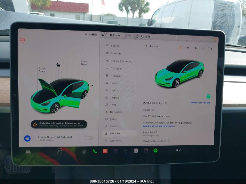 2023 TESLA MODEL 3 REAR-WHEEL DRIVE - 5YJ3E1EA7PF431338