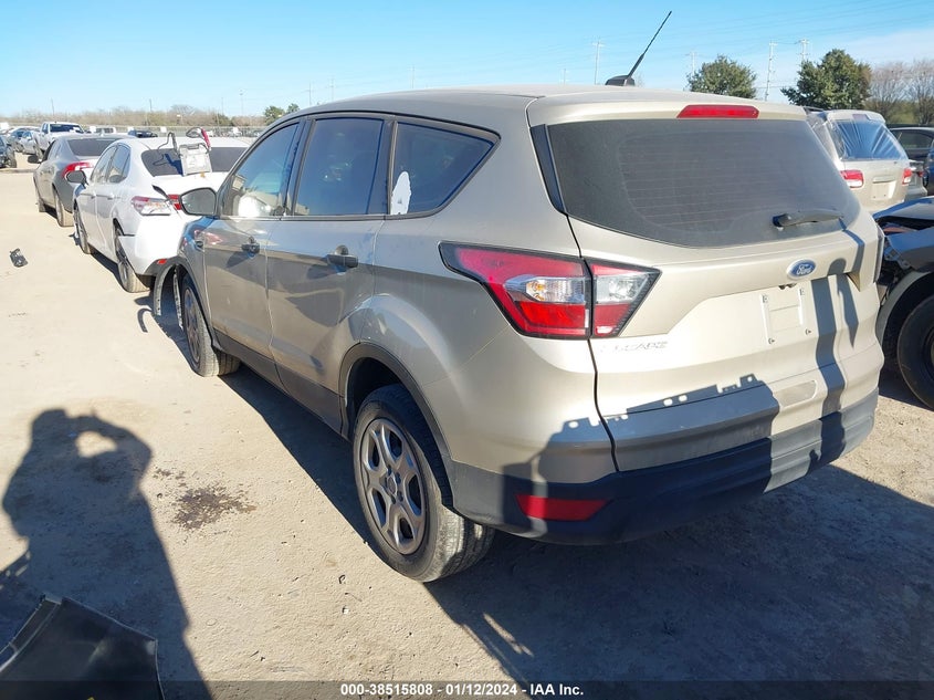 VIN 1FMCU0F72HUD84420 2017 FORD ESCAPE S