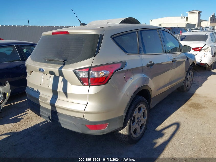 VIN 1FMCU0F72HUD84420 2017 FORD ESCAPE S
