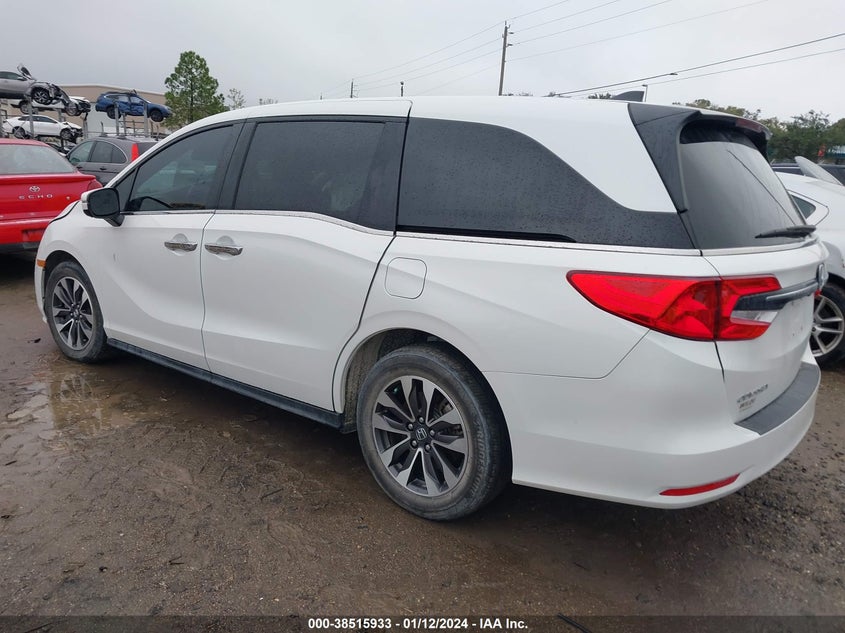 VIN 5FNRL6H7XNB034538 2022 HONDA ODYSSEY EXL