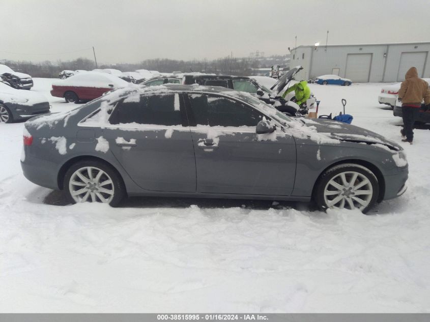 2013 AUDI A4 PREMIUM PLUS - WAUFFAFLXDN034484