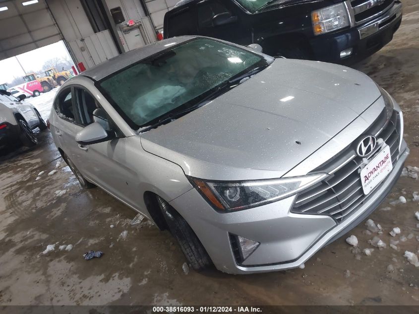 Lot #2525412478 2019 HYUNDAI ELANTRA SEL salvage car