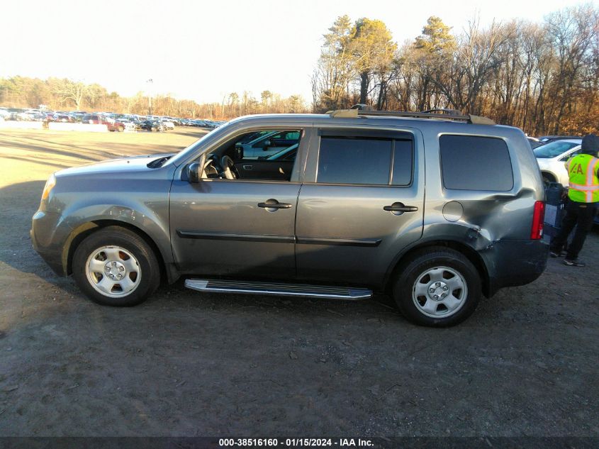 2013 HONDA PILOT LX - 5FNYF4H20DB057840