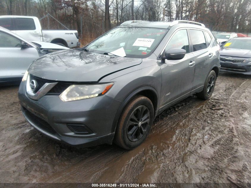 2015 NISSAN ROGUE SV - KNMAT2MV9FP555851