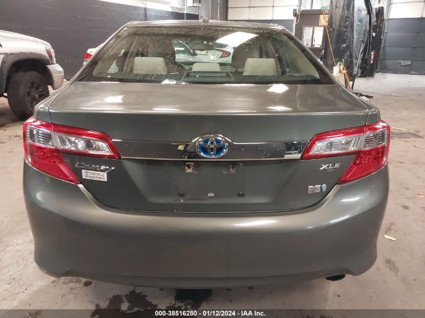 2013 TOYOTA CAMRY HYBRID XLE - 4T1BD1FKXDU082146