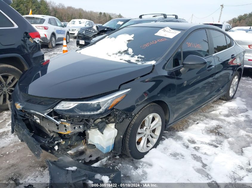 2019 CHEVROLET CRUZE LT - 1G1BE5SM7K7134806
