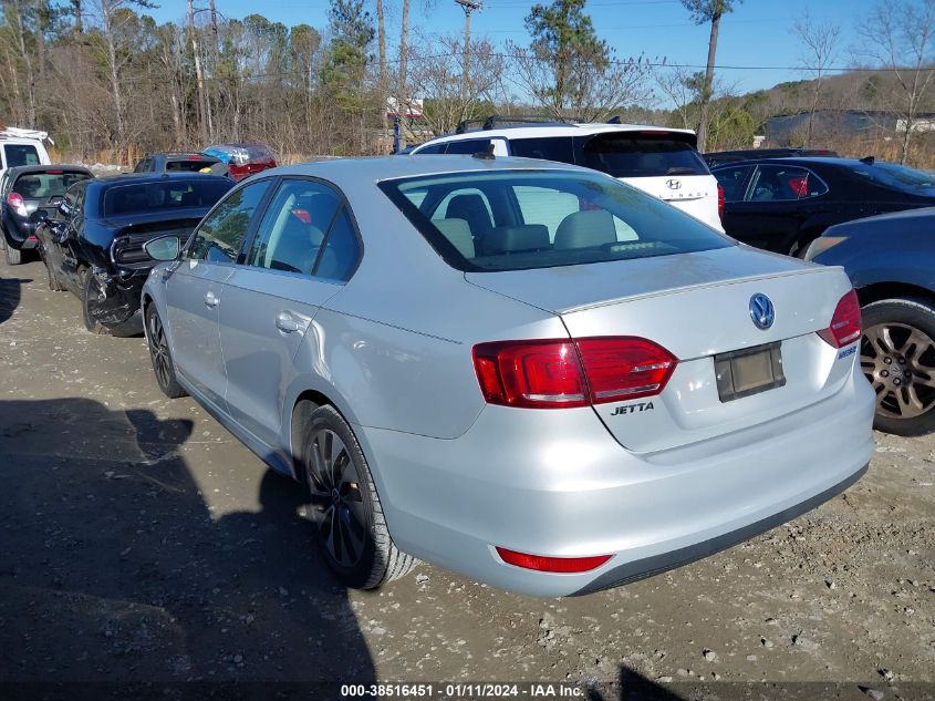 3VW637AJXDM231229 | 2013 VOLKSWAGEN JETTA HYBRID