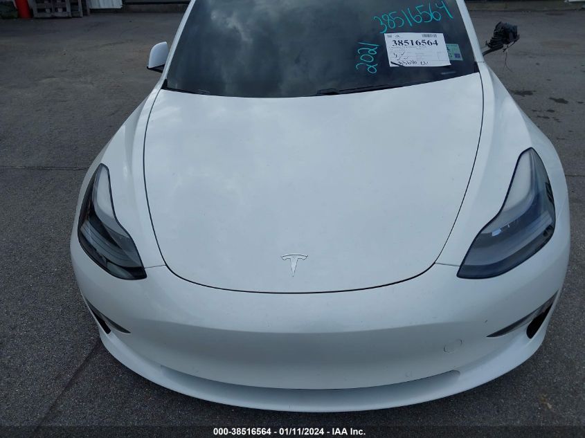 2021 TESLA MODEL 3 LONG RANGE DUAL MOTOR ALL-WHEEL DRIVE - 5YJ3E1EB4MF924253
