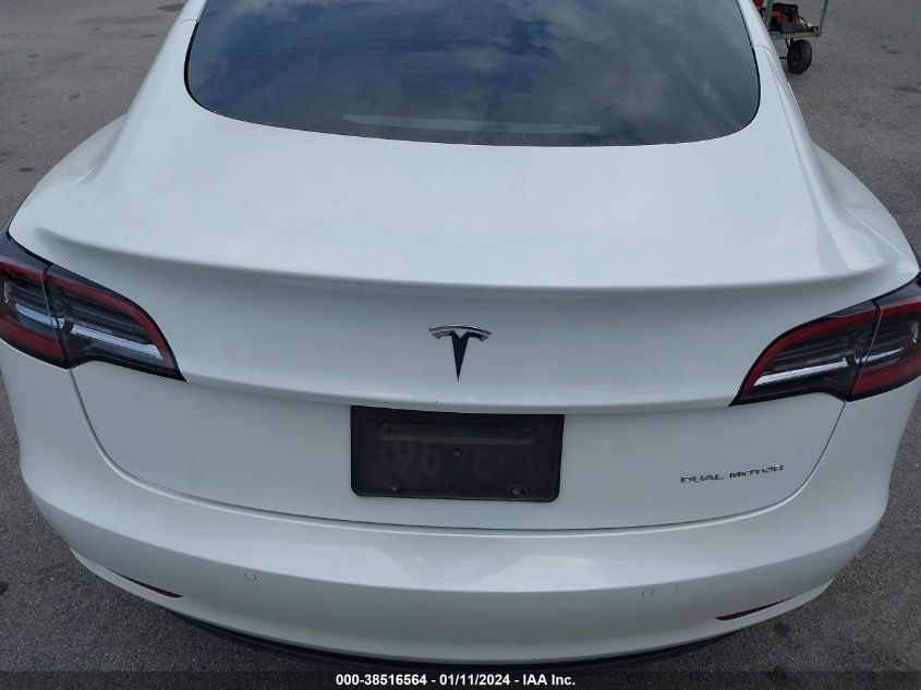 2021 TESLA MODEL 3 LONG RANGE DUAL MOTOR ALL-WHEEL DRIVE - 5YJ3E1EB4MF924253