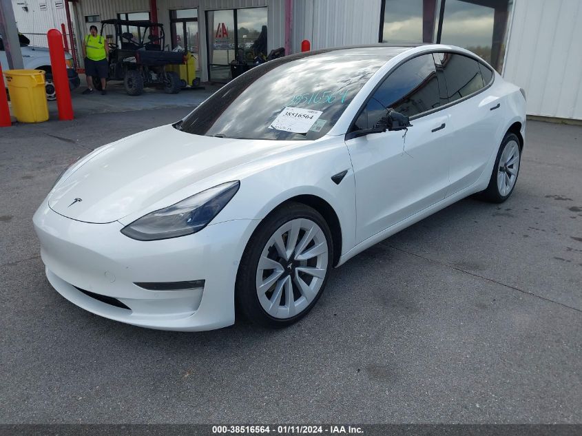 2021 TESLA MODEL 3 LONG RANGE DUAL MOTOR ALL-WHEEL DRIVE - 5YJ3E1EB4MF924253