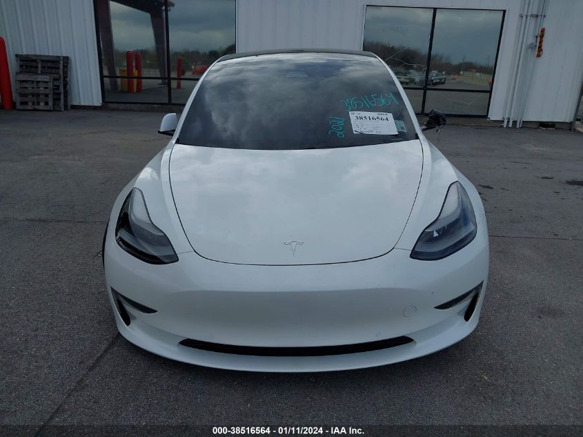 2021 TESLA MODEL 3 LONG RANGE DUAL MOTOR ALL-WHEEL DRIVE - 5YJ3E1EB4MF924253