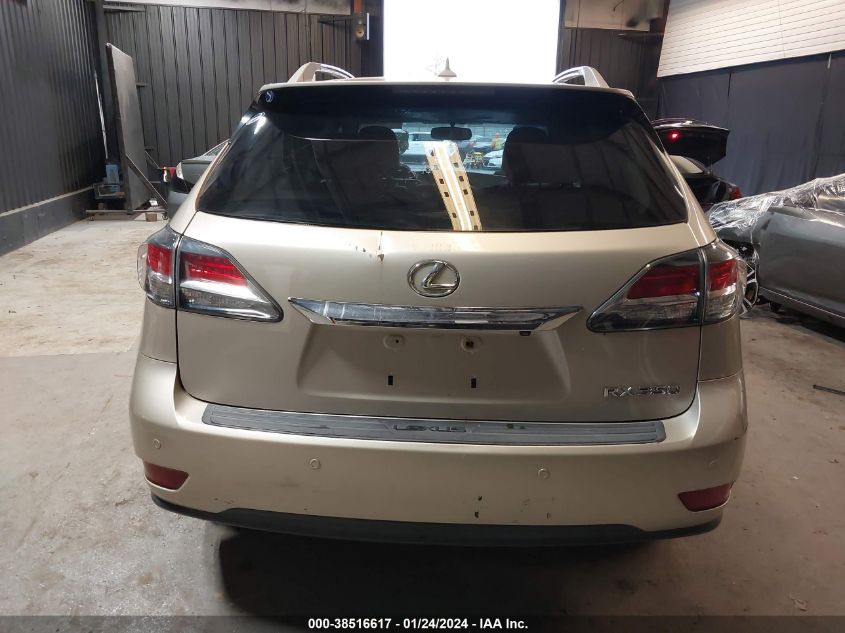 2013 LEXUS RX 350 - 2T2BK1BA4DC159819