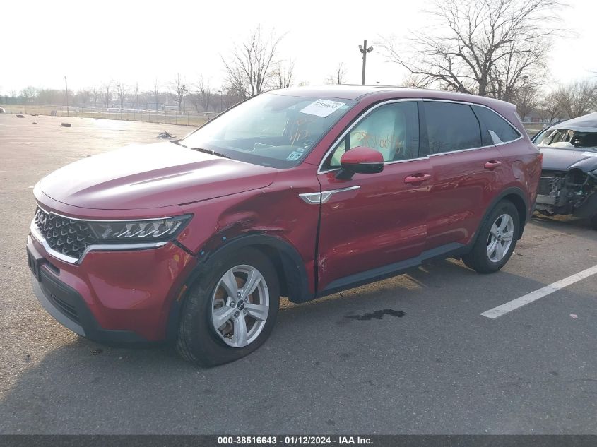 2022 KIA SORENTO LX - 5XYRG4LC1NG159014