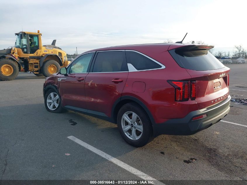 2022 KIA SORENTO LX - 5XYRG4LC1NG159014