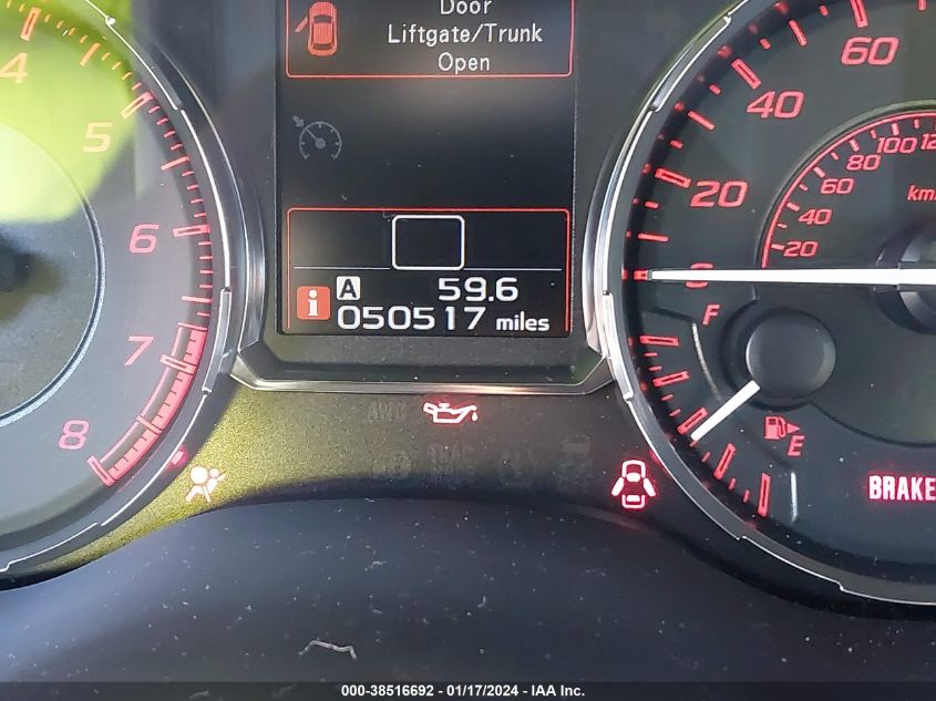 2017 SUBARU WRX LIMITED - JF1VA1L6XH9825789