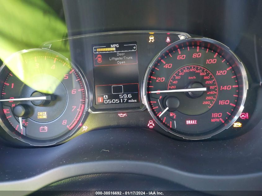 2017 SUBARU WRX LIMITED - JF1VA1L6XH9825789