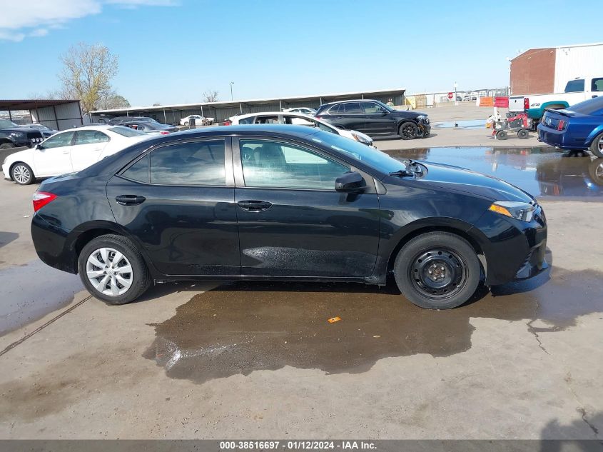2015 TOYOTA COROLLA LE - 5YFBURHE0FP354343