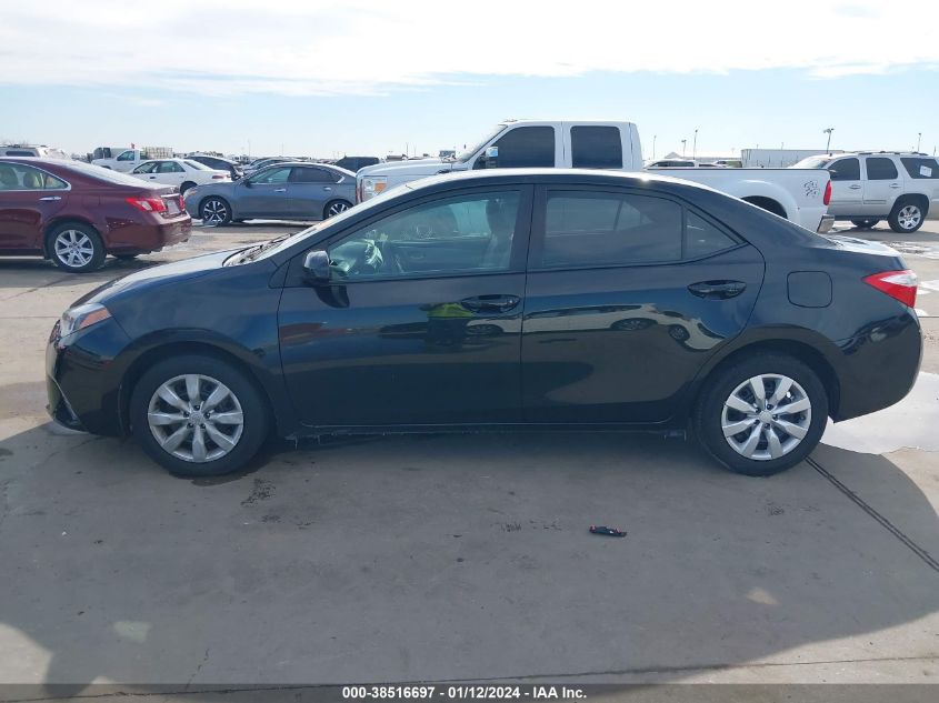 2015 TOYOTA COROLLA LE - 5YFBURHE0FP354343