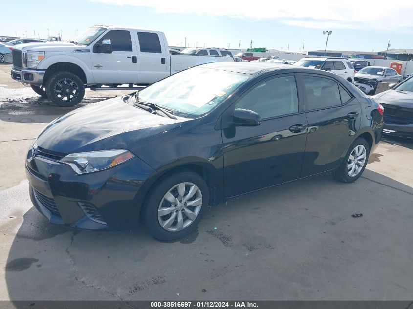2015 TOYOTA COROLLA LE - 5YFBURHE0FP354343
