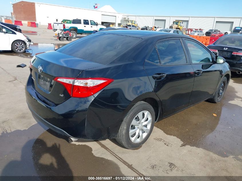 2015 TOYOTA COROLLA LE - 5YFBURHE0FP354343