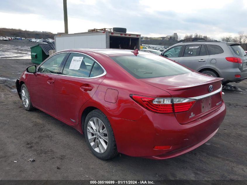 2013 LEXUS ES 300H - JTHBW1GG4D2005078