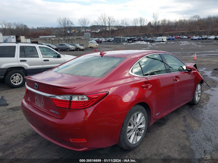 2013 LEXUS ES 300H - JTHBW1GG4D2005078