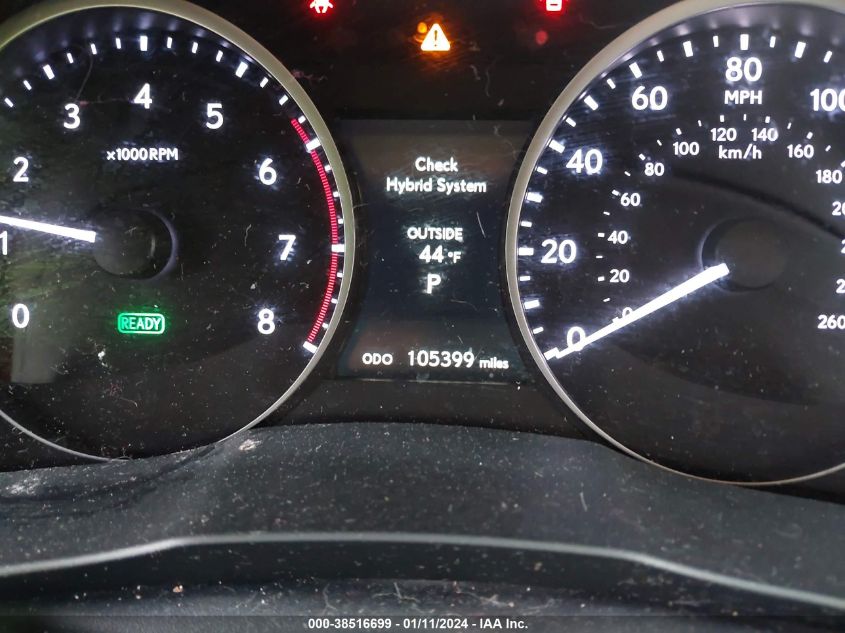 2013 LEXUS ES 300H - JTHBW1GG4D2005078