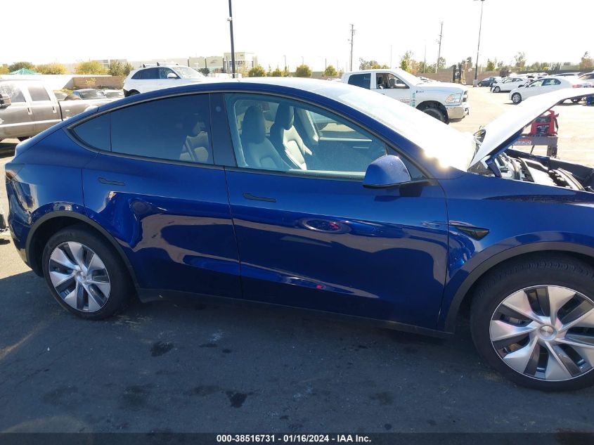 2023 TESLA MODEL Y AWD/LONG RANGE DUAL MOTOR ALL-WHEEL DRIVE - 7SAYGDEE3PA087303