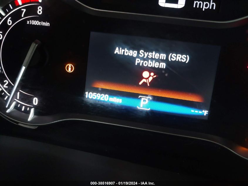 2016 HONDA PILOT TOURING - 5FNYF5H98GB051260