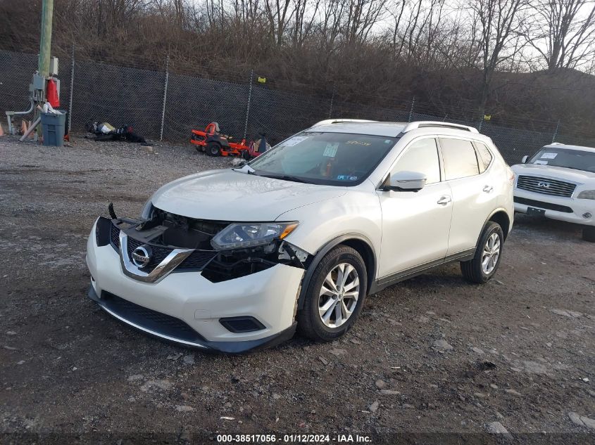 2015 NISSAN ROGUE S/SL/SV - KNMAT2MV6FP584238