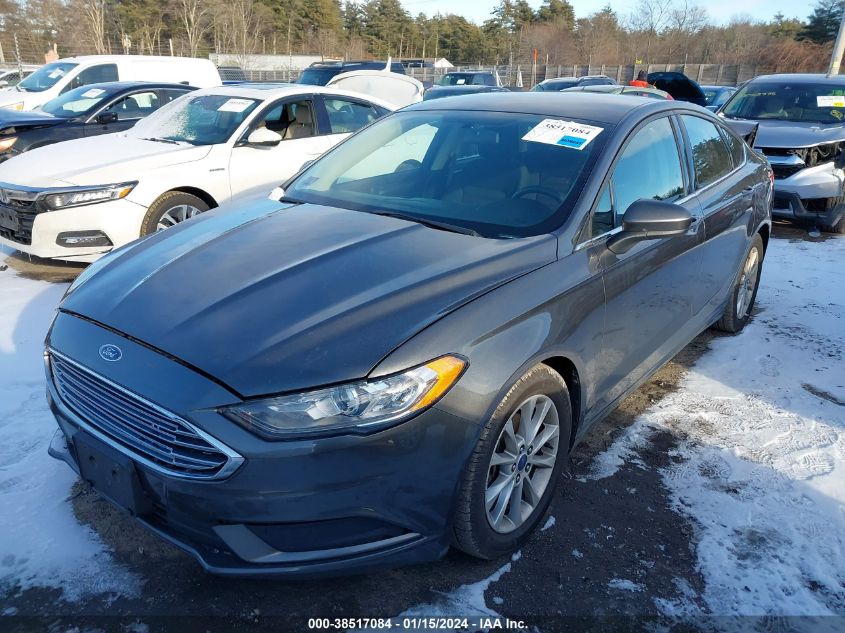 2017 FORD FUSION SE - 3FA6P0H70HR111821