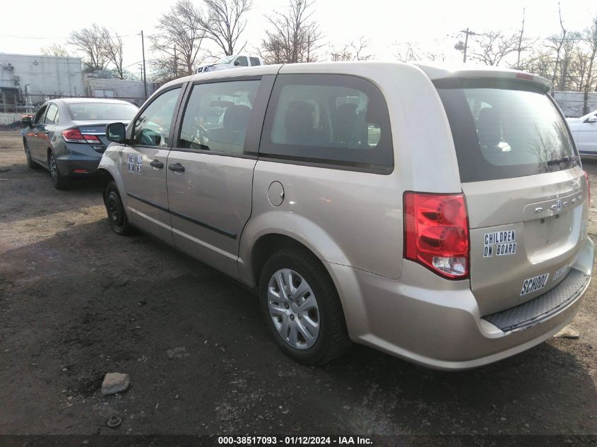 2014 DODGE GRAND CARAVAN SE - 2C4RDGBG7ER156142
