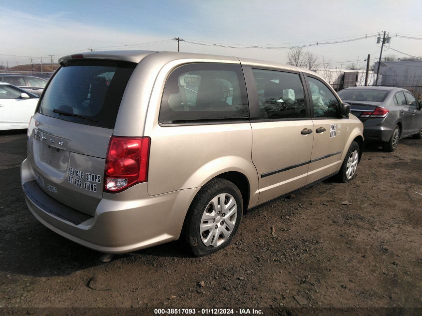 2014 DODGE GRAND CARAVAN SE - 2C4RDGBG7ER156142
