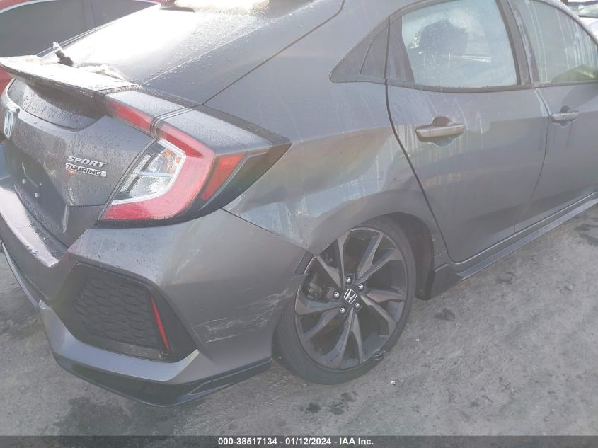 2017 HONDA CIVIC SPORT TOURING - SHHFK7H98HU225360
