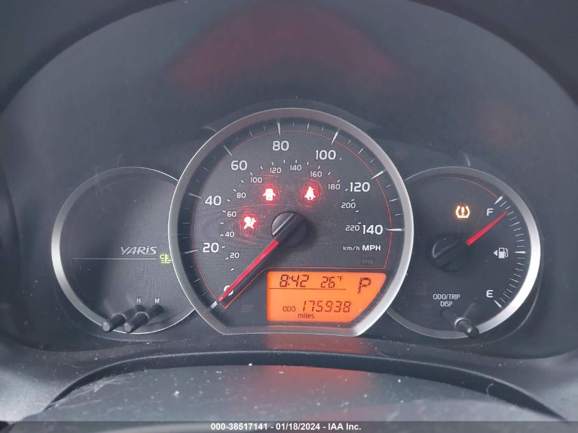 2013 TOYOTA YARIS L - JTDKTUD39DD556110