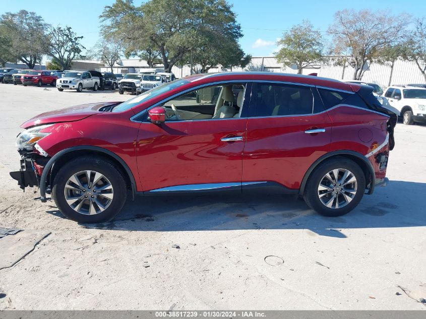 2018 NISSAN MURANO S/SL/SV/PLATINUM - 5N1AZ2MGXJN184098