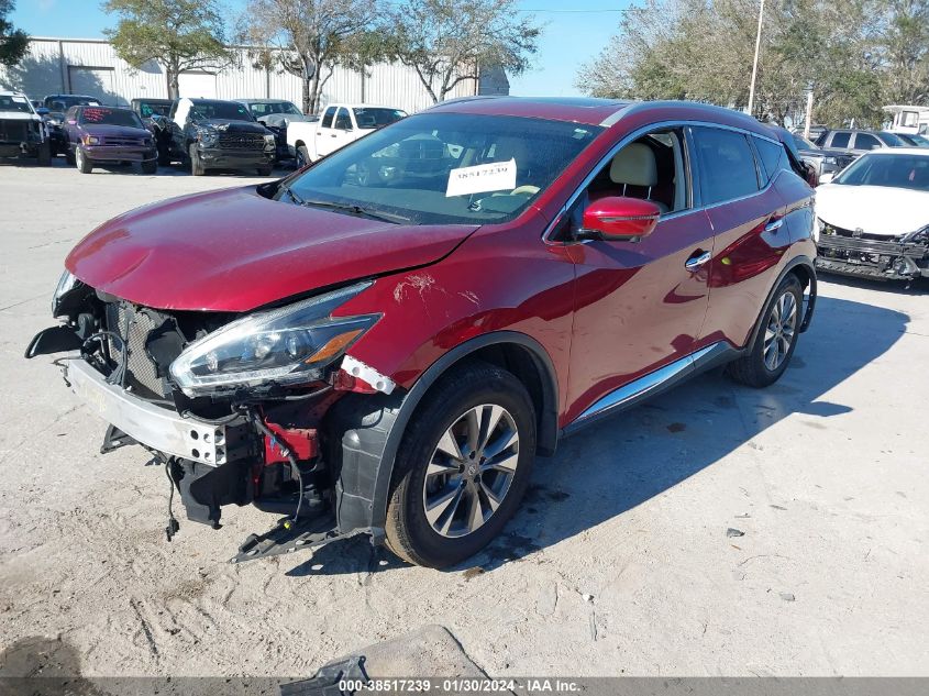 2018 NISSAN MURANO S/SL/SV/PLATINUM - 5N1AZ2MGXJN184098