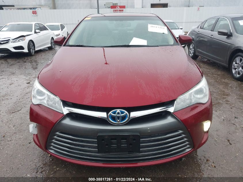 2015 TOYOTA CAMRY HYBRID XLE - 4T1BD1FK5FU174963