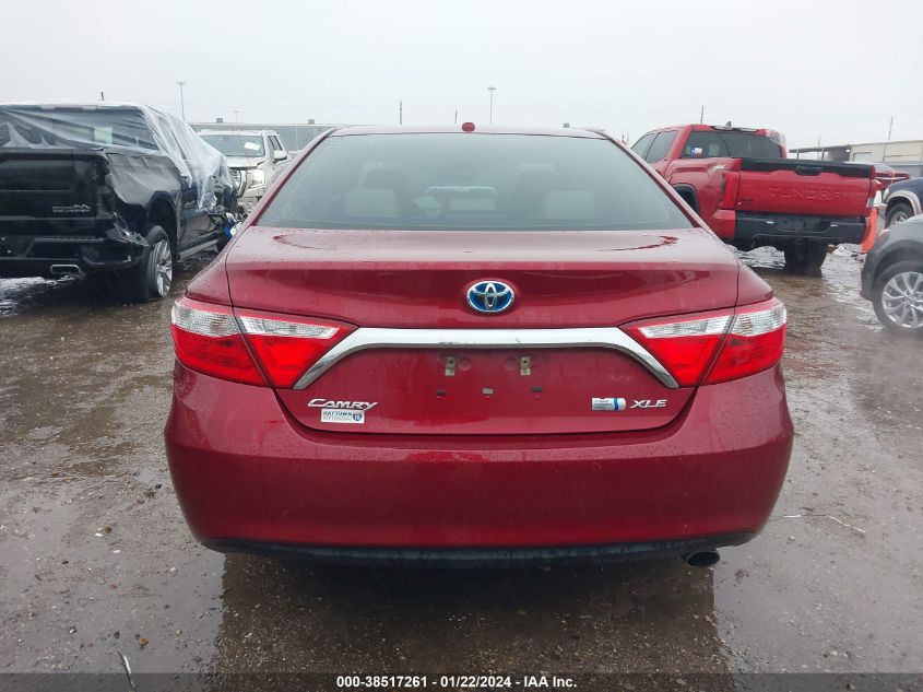 2015 TOYOTA CAMRY HYBRID XLE - 4T1BD1FK5FU174963