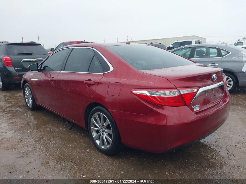 2015 TOYOTA CAMRY HYBRID XLE - 4T1BD1FK5FU174963