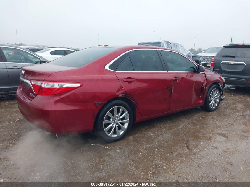2015 TOYOTA CAMRY HYBRID XLE - 4T1BD1FK5FU174963
