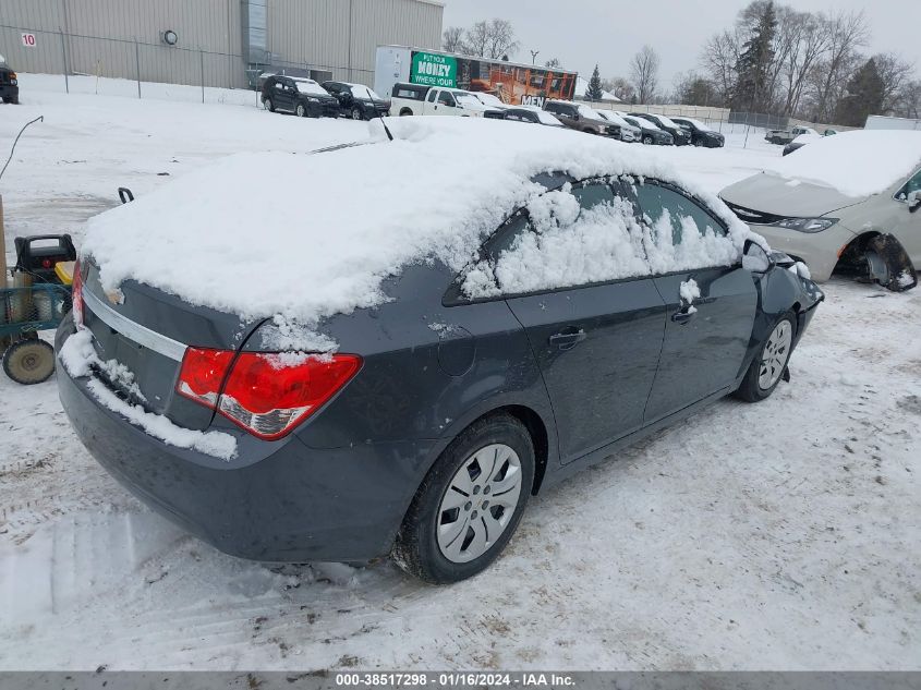 2013 CHEVROLET CRUZE LS MANUAL - 1G1PB5SH4D7154208