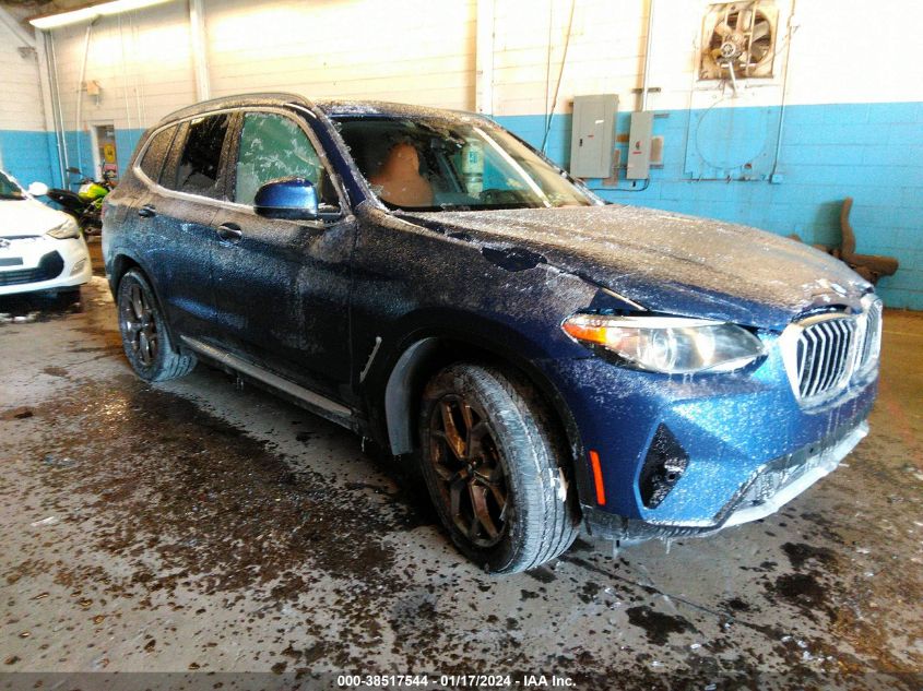 2023 BMW X3 XDRIVE30I - 5UX53DP08P9R28069