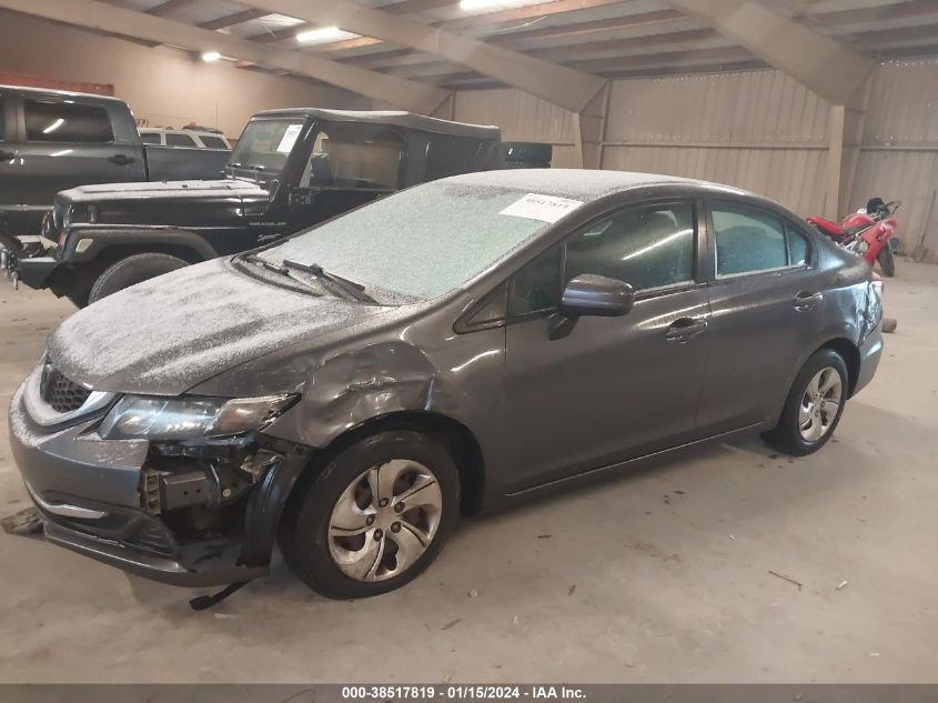 2015 HONDA CIVIC LX - 19XFB2F5XFE102425
