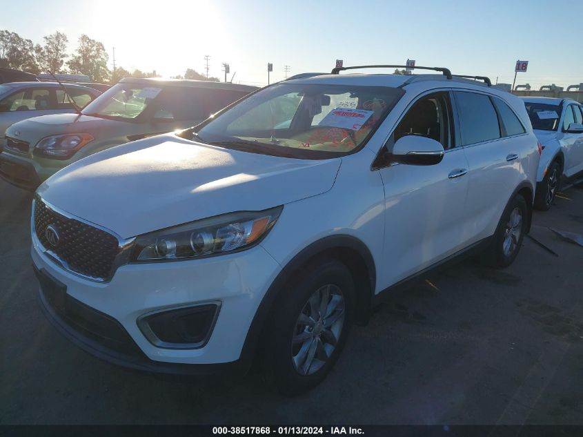 2016 KIA SORENTO 3.3L LX - 5XYPG4A56GG084258