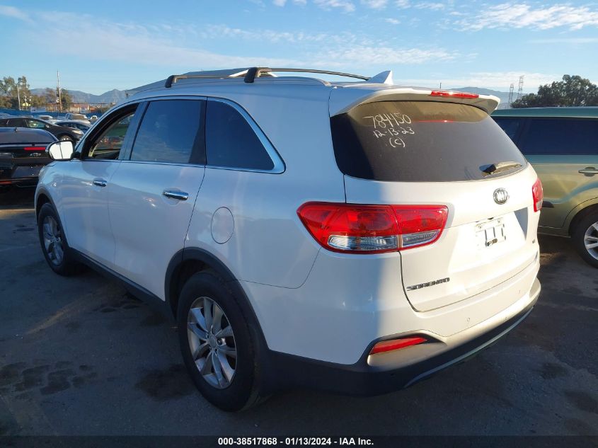 2016 KIA SORENTO 3.3L LX - 5XYPG4A56GG084258