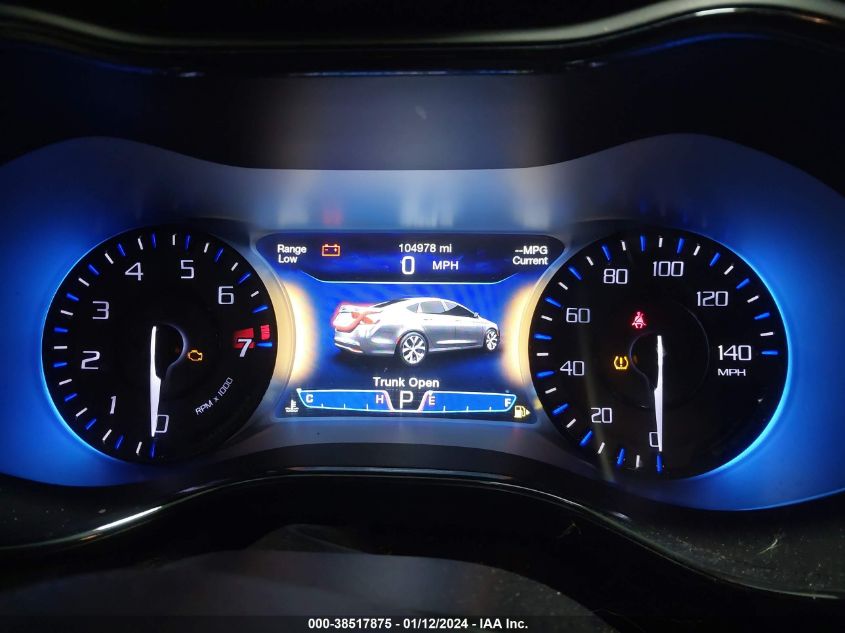 2015 CHRYSLER 200 S - 1C3CCCBGXFN551455