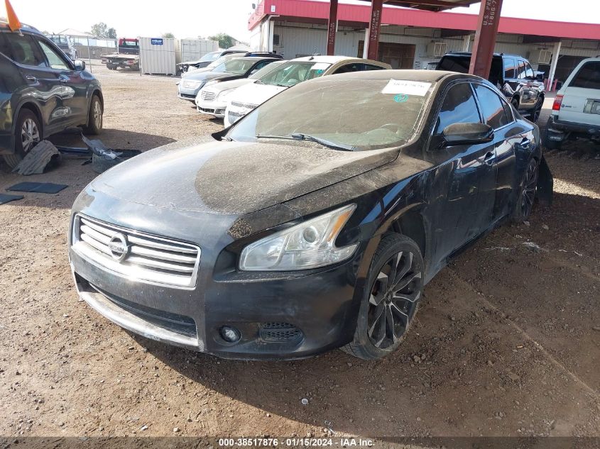 2014 NISSAN MAXIMA S/SV - 1N4AA5APXEC455282