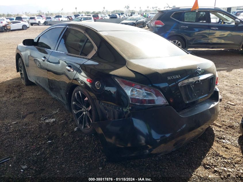 2014 NISSAN MAXIMA S/SV - 1N4AA5APXEC455282